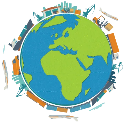 Global Shipping Images of the world